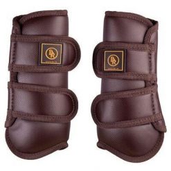Buty dla koni BR Equitation Pro Max. Brązowe buty treningowe BR, bez wzorów, z neoprenu, bez zapięcia, do jazdy konnej. Za 232.05 zł.