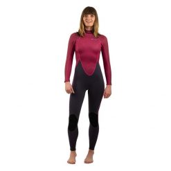 Całka - Neopren damski 3-2mm. Czerwone kombinezony HANA OUTDOORS, l, bez wzorów, z materiału, sportowe, bez kołnierzyka, bez ramiączek, długie. Za 549.99 zł.
