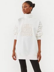 Undress Code Bluza Marilyn Sweatshirt 621 Biały Oversize. Białe bluzy Undress Code, s, bez wzorów, z bawełny, bez ramiączek, bez kaptura. Za 439.99 zł.