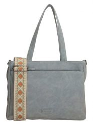 Beagles Shopper bag "Malaga" w kolorze szarym - 31 x 24,5 x 10 cm rozmiar: onesize. Szare shopper bag Beagles, bez wzorów, z materiału, na ramię, małe, bez dodatków. Za 100.99 zł.