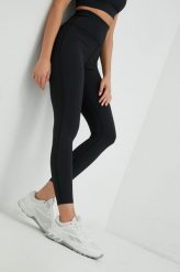 Outhorn legginsy treningowe damskie kolor czarny gładkie. Czarne legginsy Outhorn, bez wzorów, z dzianiny. Za 129.99 zł.