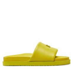 Klapki HÖGL. Zielone klapki Högl, bez wzorów, bez obcasa, bez zapięcia. Za 599.99 zł.