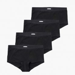 Figi Typu Hipster Kobieta Swedemount Swedemount Hipster Cotton 4-pack. Figi SWEDEMOUNT, bez wzorów, z bawełny. Za 89.99 zł.