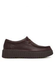 Clarks Półbuty Torhill Bee 26327768 Brązowy ciemny. Brązowe półbuty wsuwane Clarks, bez wzorów, ze skóry, bez obcasa, na płaskiej podeszwie. Za 479.99 zł.