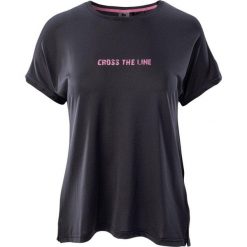 Koszulka treningowa damska IQ Anthracite. Czarne t-shirty sportowe IQ, s, bez wzorów, bez ramiączek. Za 97.85 zł.