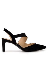 Sergio Bardi Sandały WC31-JS2306-01SB Czarny. Czarne sandały Sergio Bardi, bez wzorów, ze skóry, bez obcasa, na szpilce, bez zapięcia. Za 299.99 zł.