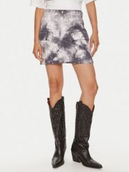 Gestuz Spódnica jeansowa Kala 10909057 Szary Regular Fit. Szare spódnice Gestuz, bez wzorów, z bawełny. Za 359.99 zł.