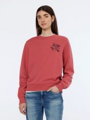Scotch & Soda Bluza w kolorze jagodowym rozmiar: M. Czerwone bluzy Scotch & Soda, m, bez wzorów, z bawełny, bez ramiączek, bez kaptura. Za 135.49 zł.