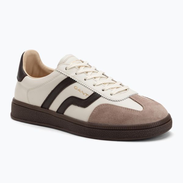 Buty damskie GANT Cuzima. Białe buty treningowe Gant, bez wzorów, z gumy, przed kostkę, bez zapięcia, trekkingowe. Za 429.99 zł.