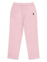 U.S. Polo Assn. Spodnie w kolorze jasnoróżowym rozmiar: XXL. Różowe spodnie materiałowe U.S. Polo Assn., bez wzorów, z bawełny. Za 183.45 zł.