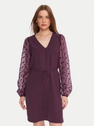 Vero Moda Sukienka koktajlowa Alva 10337473 Fioletowy Regular Fit. Fioletowe sukienki Vero Moda, m, bez wzorów, z syntetyku, wizytowe, bez kołnierzyka, bez ramiączek. Za 179.99 zł.