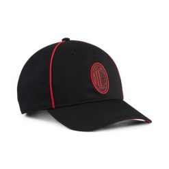 Czapka z daszkiem AC Milan KING PUMA Black For All Time Red. Czarne czapki z daszkiem Puma, bez wzorów, sportowe. Za 94.99 zł.