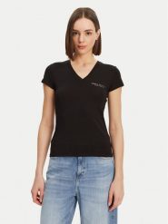Armani Exchange T-Shirt 8NYT81 YJG3Z 52AK Czarny Regular Fit. Czarne t-shirty Armani Exchange, m, bez wzorów, z bawełny, bez kołnierzyka, bez ramiączek. Za 139.99 zł.