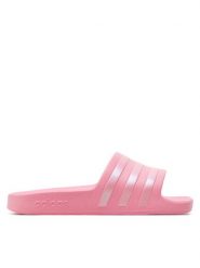Adidas Klapki adilette Aqua Slides IF6071 Różowy. Czerwone klapki adidas, bez wzorów, z syntetyku, sportowe, bez obcasa, bez zapięcia. Za 109.99 zł.