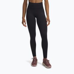Legginsy Under Armour Project Rock. Czarne legginsy Under Armour, bez wzorów, rockowe. Za 209.99 zł.