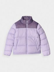 4F Kurtka pikowana w kolorze fioletowym rozmiar: M. Różowe kurtki 4f, m, bez wzorów, bez kaptura. Za 149.31 zł.