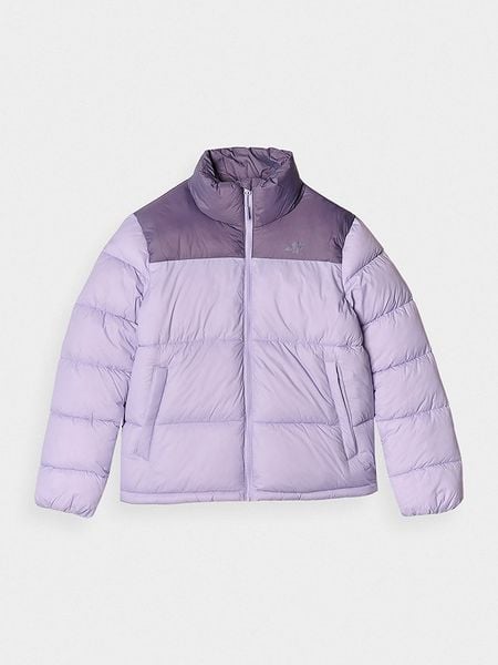 4F Kurtka pikowana w kolorze fioletowym rozmiar: M. Różowe kurtki 4f, m, bez wzorów, bez kaptura. Za 149.31 zł.