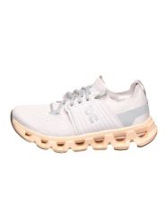 ON RUNNING Buty "Cloudswift 4" w kolorze biało-brzoskwiniowym do biegania rozmiar: 39. Białe buty treningowe On Running, bez wzorów, bez zapięcia, do biegania. Za 613.51 zł.