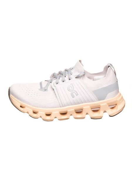 ON RUNNING Buty "Cloudswift 4" w kolorze biało-brzoskwiniowym do biegania rozmiar: 39. Białe buty do biegania On Running, bez wzorów, bez zapięcia, do biegania. Za 633.92 zł.