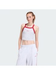 Adidas Top 158661 Szary Slim Fit. Szare topy adidas, s, bez wzorów, bez kołnierzyka, bez ramiączek. Za 108.99 zł.
