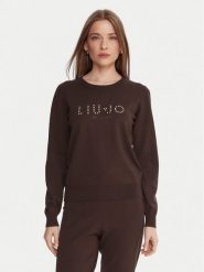 Liu Jo Sweter TF5248 MS63L Brązowy Regular Fit. Brązowe swetry Liu Jo, l, bez wzorów, z syntetyku, bez ramiączek. Za 679.99 zł.