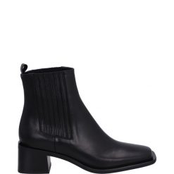 SZTYBLETY DAMSKIE ISAR6 SAVAN NERO. Botki Venezia, bez wzorów, ze skóry, bez obcasa, bez zapięcia. Za 379.00 zł.