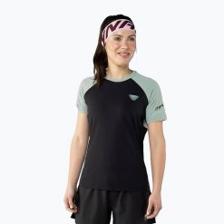 Koszulka do biegania damska DYNAFIT Alpine Pro. Czarne t-shirty sportowe Dynafit, uniwersalny, bez wzorów, bez ramiączek, do biegania. Za 251.30 zł.