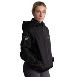 Wodoodporna kurtka jeździecka dla kobiet Premier Equine Nox Duo. Czarne kurtki PREMIER EQUINE, s, bez wzorów, eleganckie, bez kaptura. Za 400.50 zł.
