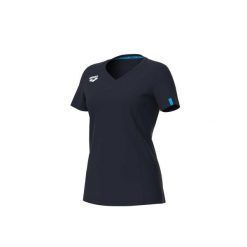 Koszulka damska Arena Team T-Shirt Panel. Niebieskie t-shirty sportowe Arena, l, bez wzorów, z bawełny, bez ramiączek, na fitness i siłownię. Za 158.00 zł.