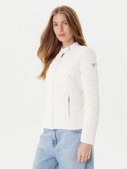 Guess Kurtka przejściowa W5YL13 WHDQ0 Écru Regular Fit. Kurtki Guess, m, z aplikacjami, z syntetyku, bez kaptura. Za 489.99 zł.
