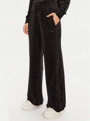 DKNY Spodnie dresowe DP4P3539 Czarny Wide Leg. Czarne spodnie sportowe DKNY, bez wzorów, z dresówki. Za 259.99 zł.