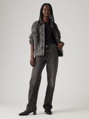 Levi's Dżinsy "501" - Comfort fit - w kolorze antracytowym rozmiar: W30/L32. Czarne jeansy Levi's, l, z aplikacjami, klasyczne. Za 252.71 zł.