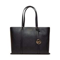 Torebka MICHAEL Michael Kors. Czarne shopper bag MICHAEL Michael Kors, bez wzorów, bez dodatków. Za 1,199.00 zł.