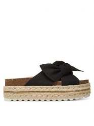 DeeZee Espadryle CT0626-16 Czarny. Czarne espadryle DeeZee, bez wzorów, z materiału, bez obcasa. Za 139.99 zł.