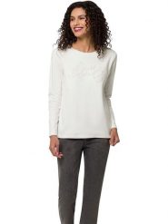 Heine Bluza w kolorze białym rozmiar: 38. Białe bluzy bez kaptura Heine, bez wzorów, z bawełny, bez kaptura. Za 43.99 zł.