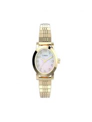 Timex Zegarek Cavatina TW2W70100 Złoty. Żółte, analogowe zegarki Timex, złote. Za 459.99 zł.