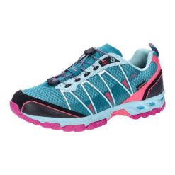Damskie buty do biegania w terenie wodoodporne CMP Altak. Czerwone buty do biegania CMP, bez wzorów, z meshu, bez zapięcia, do biegania. Za 388.30 zł.