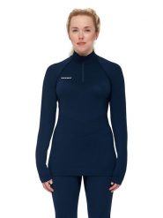 Mammut Koszulka funkcyjna "Trift" w kolorze granatowym rozmiar: M. Niebieskie t-shirty sportowe Mammut, m, bez wzorów, z materiału, bez ramiączek, outdoorowe. Za 299.95 zł.