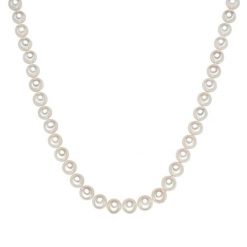 Valero Pearls Naszyjnik srebrny srebro wysokiej próby Perła hodowlana słodkowodna srebrny Naszyjniki 1 ct Damski. Szare naszyjniki Valero Pearls, z jedwabiu, z perłą, srebrne. Za 1,019.99 zł.