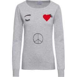 Sweter bonprix jasnoszary melanż. Swetry marki INESIS. Za 89.99 zł.