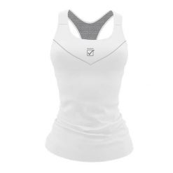 Damski tank top Givova. Białe topy sportowe Givova, bez wzorów. Za 258.99 zł.