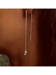 Les Petites Précieuses Srebrne kolczyki z topazem rozmiar: onesize. Szare kolczyki Les Petites Précieuses, z topazem, srebrne. Za 73.99 zł.