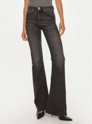 Pinko Jeansy Flora 100561 A21X Czarny Regular Fit. Czarne jeansy Pinko, bez wzorów, z bawełny. Za 1,199.00 zł.