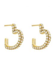 Guess Kolczyki JUBE05 017JW Złoty. Żółte kolczyki Guess, złote. Za 279.99 zł.
