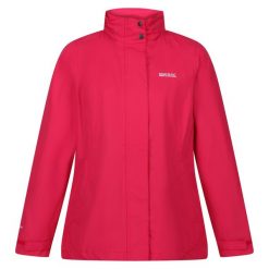 Kurtka turystyczna przeciwdeszczowa Damska Daysha. Czerwone kurtki przeciwdeszczowe Regatta, xl, bez wzorów, z elastanu, z kapturem, trekkingowe. Za 200.99 zł.