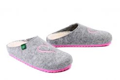 DR. BRINKMANN 320270-91 hellgrau, kapcie damskie. Szare kapcie Dr. Brinkmann, bez wzorów. Za 157.17 zł.