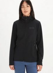 MARMOT Bluza polarowa damska Women's Leconte Fleece Jacket black-M. Czarne bluzy bez kaptura Marmot, m, bez wzorów, z elastanu, bez kaptura, do biegania. Za 262.40 zł.