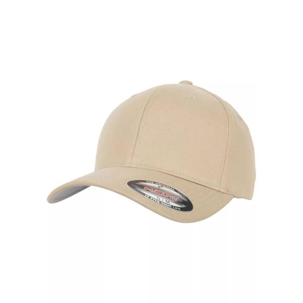 Czapka Z Daszkiem Brushed Twill. Zielone czapki z daszkiem FLEXFIT, bez wzorów, z bawełny, sportowe. Za 81.99 zł.