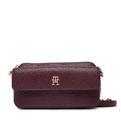 Torebka Tommy Hilfiger. Czerwone listonoszki Tommy Hilfiger, bez wzorów, bez dodatków. Za 529.99 zł.