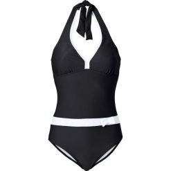Kostium kąpielowy bonprix czarno-biały. Stroje jednoczęściowe marki 4f. Za 74.99 zł.